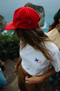 CAMISETA BLOCK BLANCO ROTO