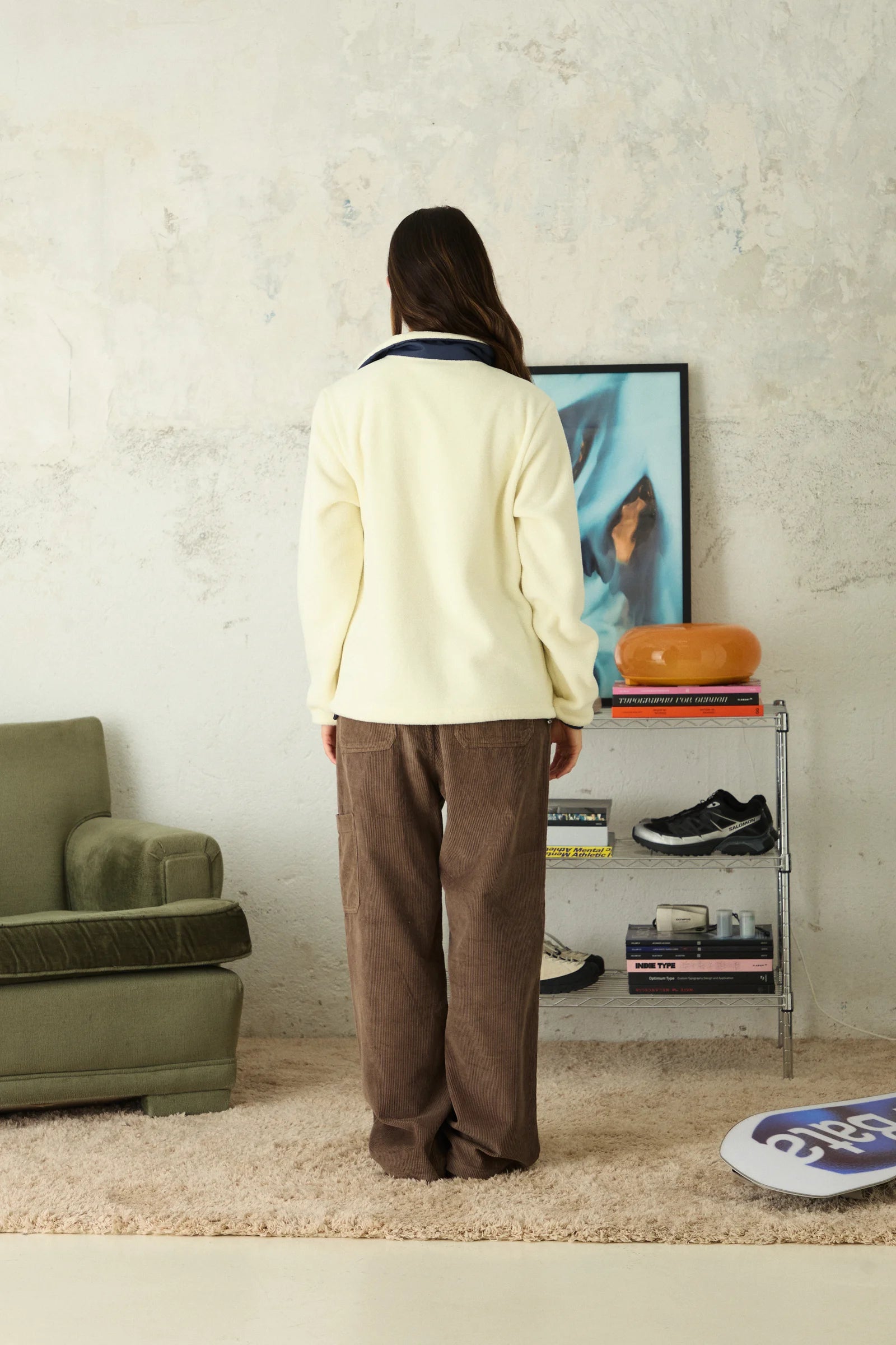 PACK ABRIGO POLAR TENT BLANCO ROTO + CAMISETA CLASSIC TAPIOCA