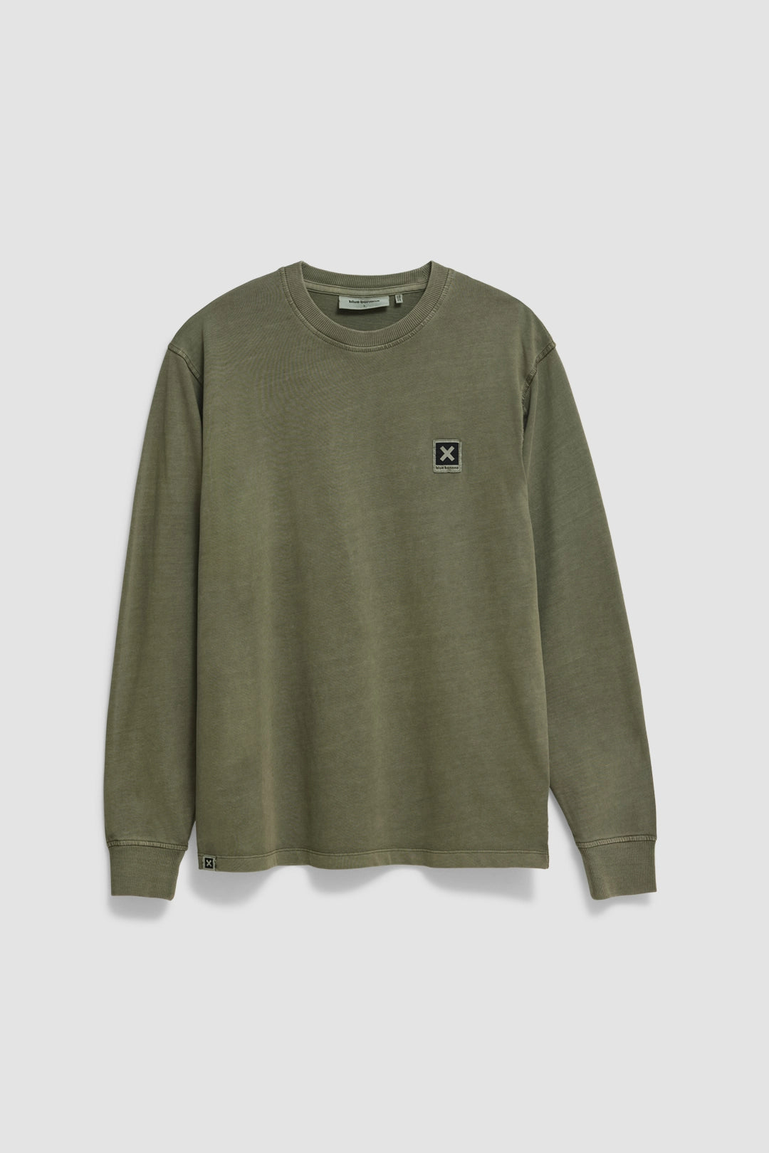OLIVE GREEN ICONIC LS TEE