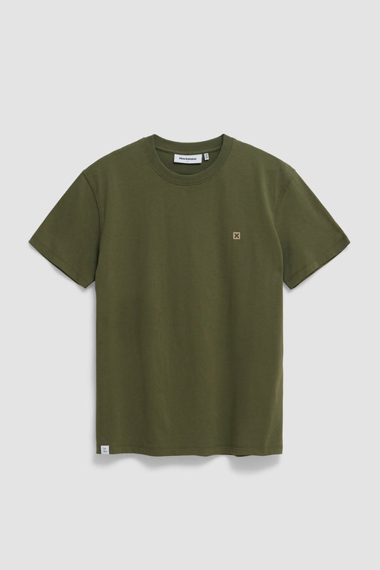 OLIVE GREEN LOGO TEE