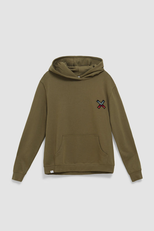 OLIVE GREEN NEDERLAND HOODIE