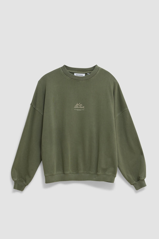 OLIVE GREEN SIGNATURE WOMAN CREW