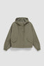 OLIVE GREEN WAX WOMAN RAINCOAT