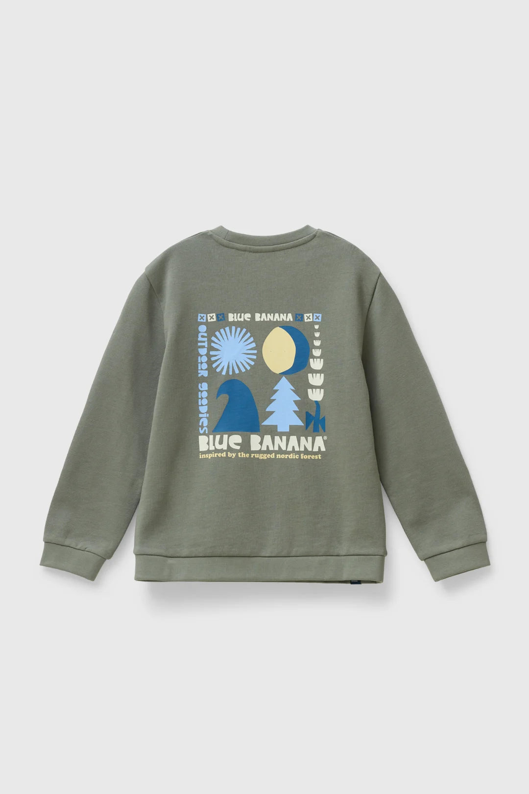 OLIVE GREEN BOX KIDS CREW