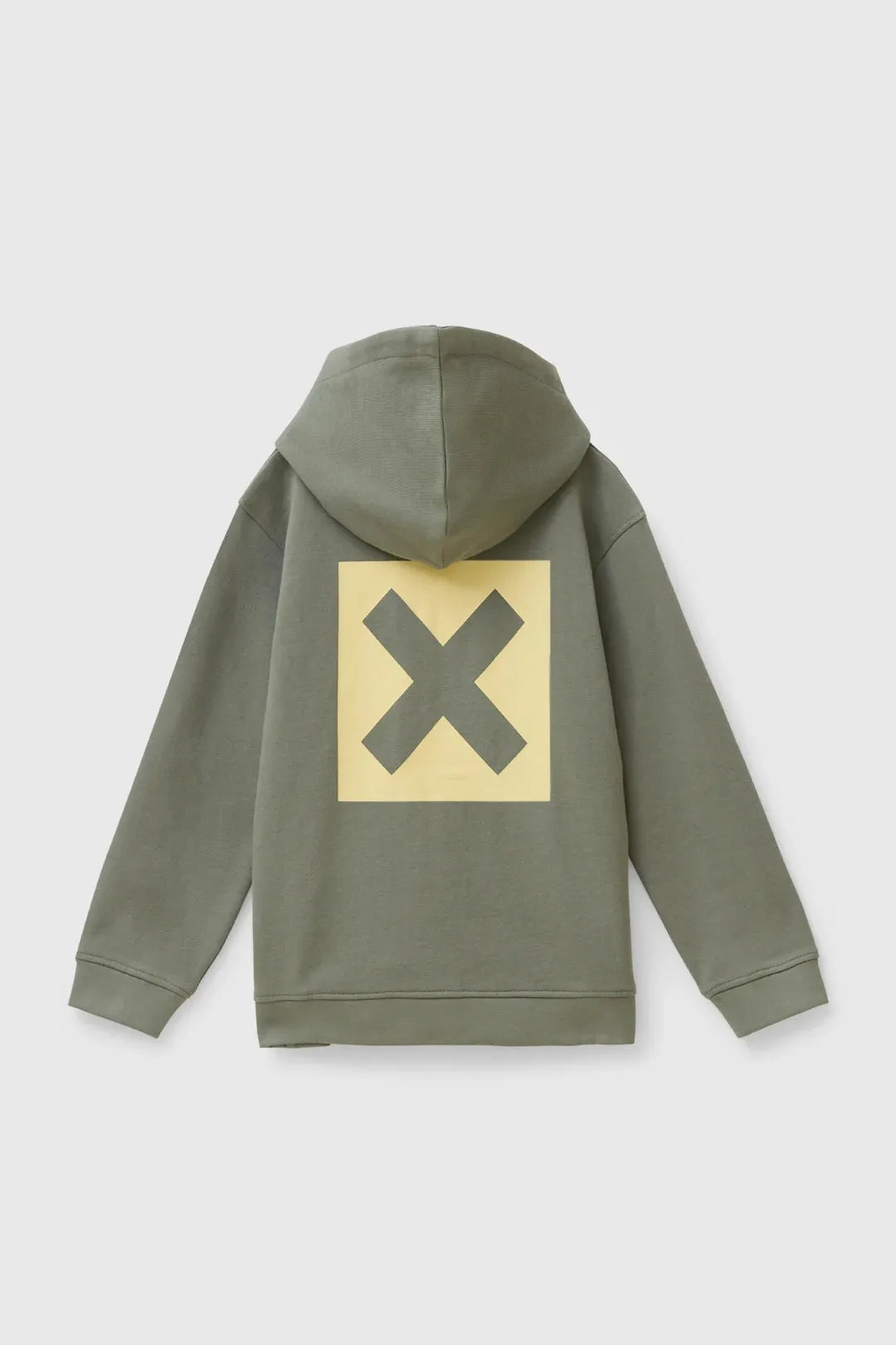 OLIVE GREEN NATURE KIDS FULL ZIP HOODIE