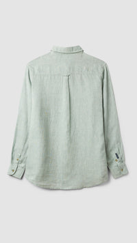 CAMISA DE LINO VERDE