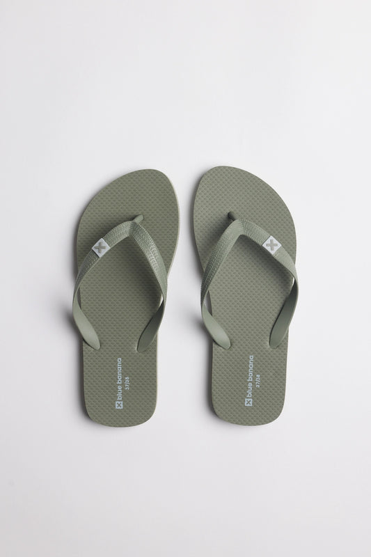 OLIVE GREEN RILEY FLIP FLOPS