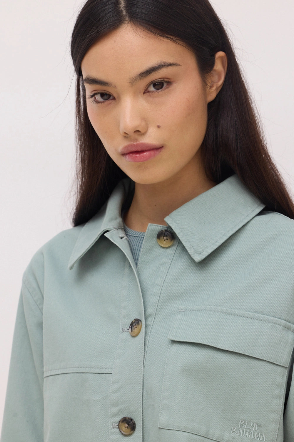 SAGE SHIRR WOMAN JACKET