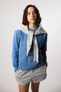 JERSEY KNITTED FISH SKY BLUE