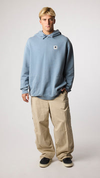 SUDADERA CON CAPUCHA ICONIC SKY BLUE