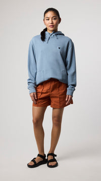 SUDADERA CON CAPUCHA ICONIC SKY BLUE