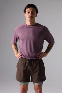 SOLID BROWN TRAIL SHORTS