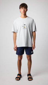 CAMISETA WIPEOUT LIGHT GREY MELANGE