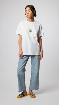 CAMISETA RAINBOW BLANCA