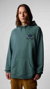 SUDADERA CON CAPUCHA CLASSIC TREKKING GREEN