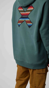 SUDADERA CON CAPUCHA CLASSIC TREKKING GREEN