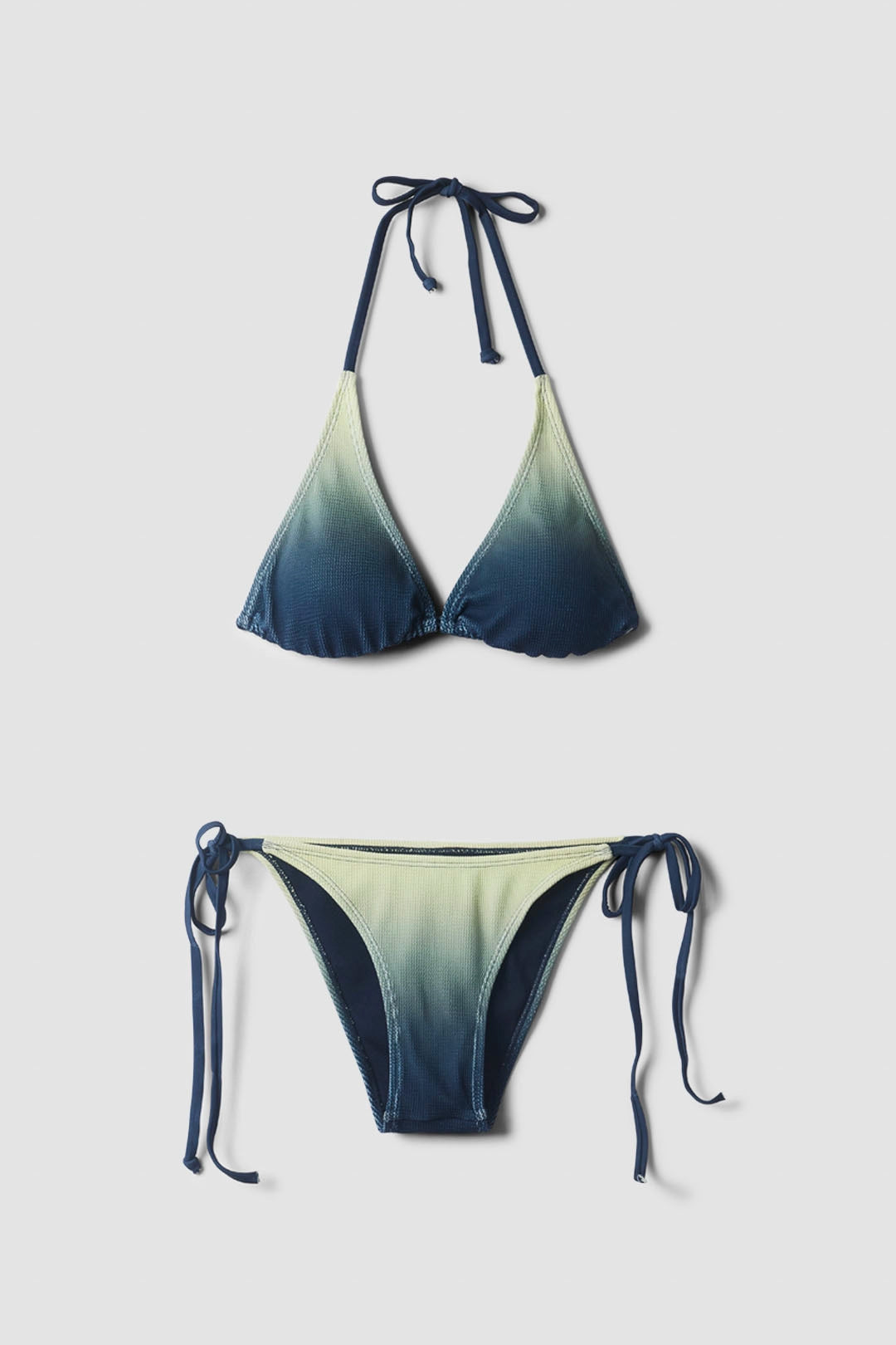 BIKINI MUJER CRINKLE FADE NAVY
