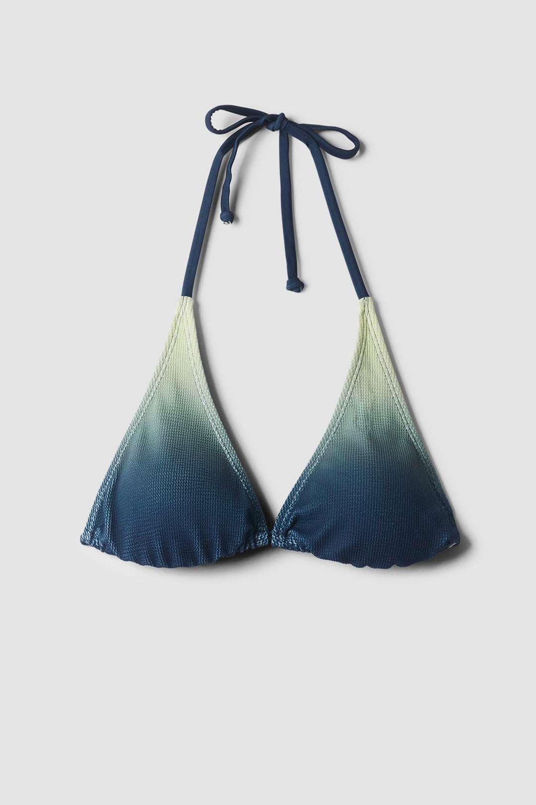 FADE NAVY CRINKLE WOMAN BIKINI TOP