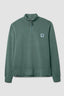 TREKKING GREEN ICONIC HALF ZIP CREW