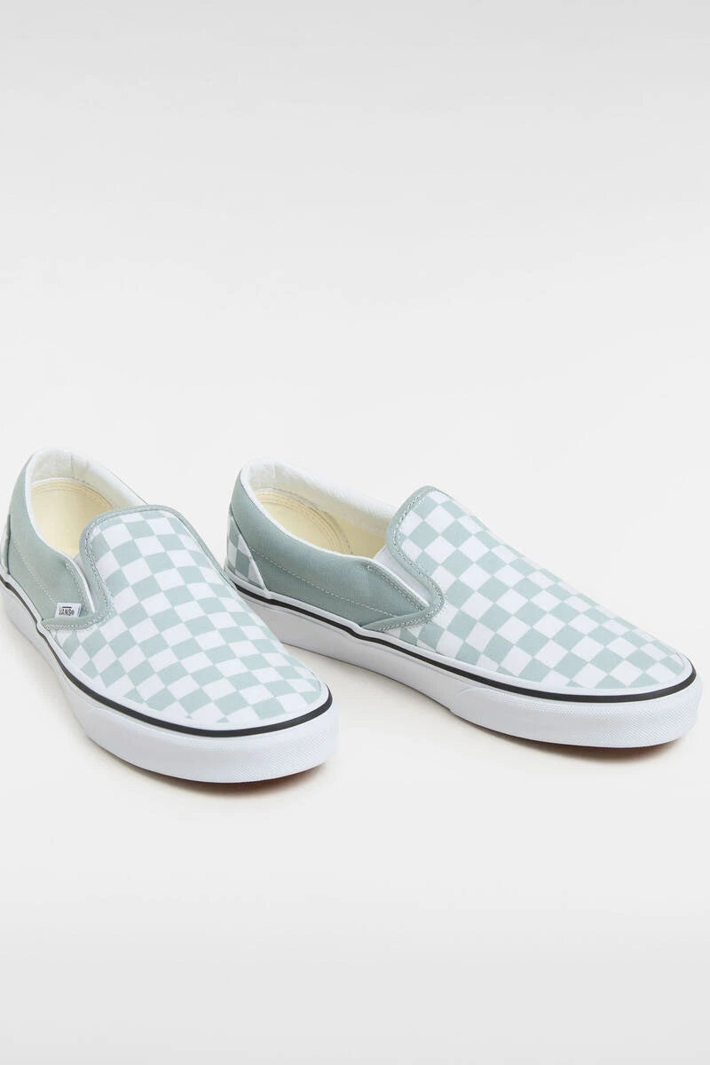 PURE GREY CLASSIC SLIP-ON VANS SNEAKERS