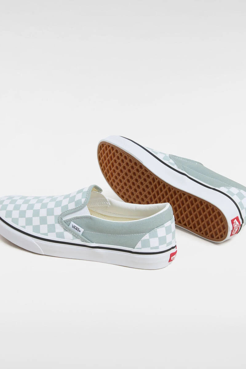 PURE GREY CLASSIC SLIP-ON VANS SNEAKERS