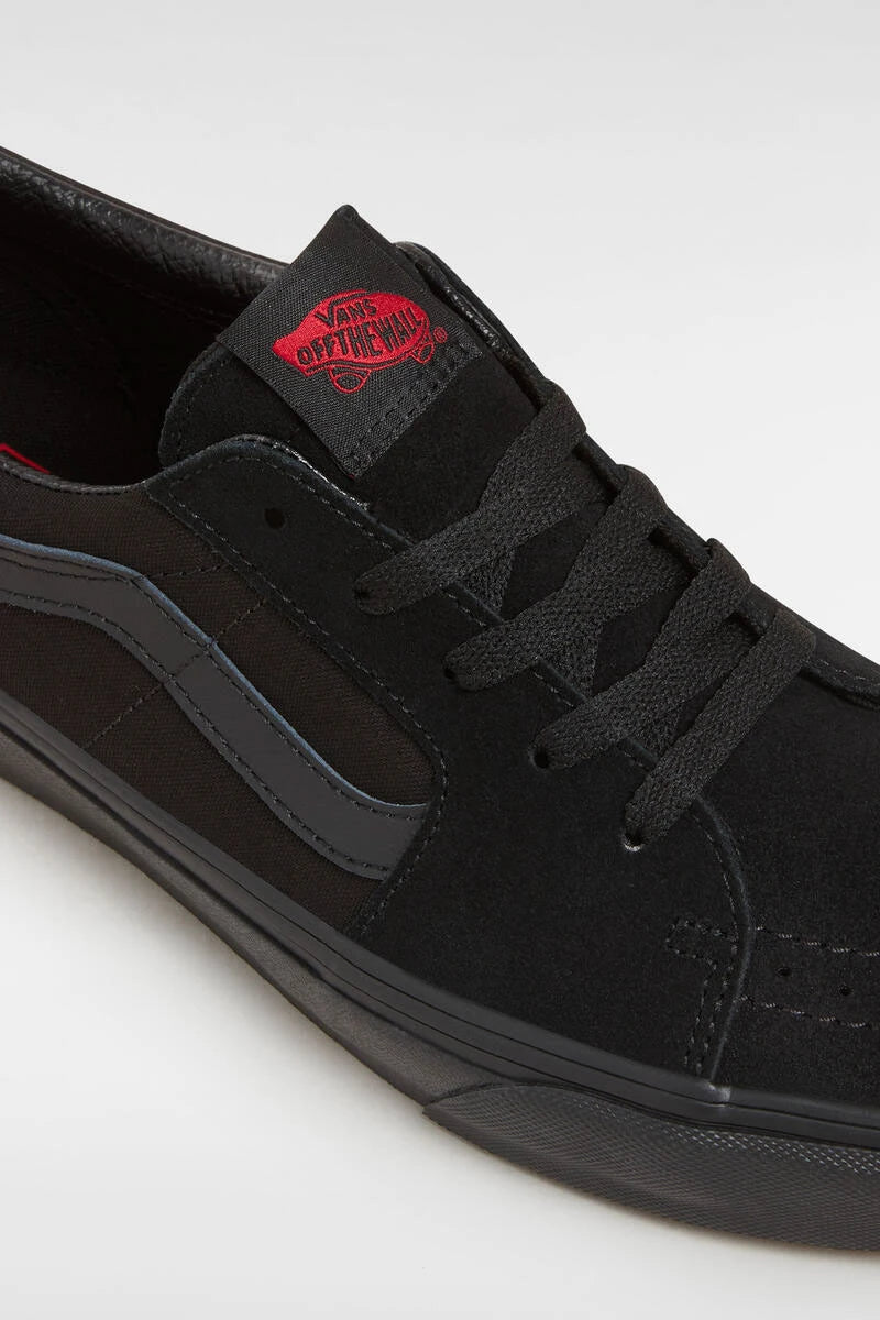 BLACK SK8-LOW VANS SNEAKERS