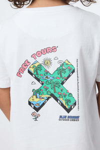 CAMISETA KIDS TOURS BLANCA