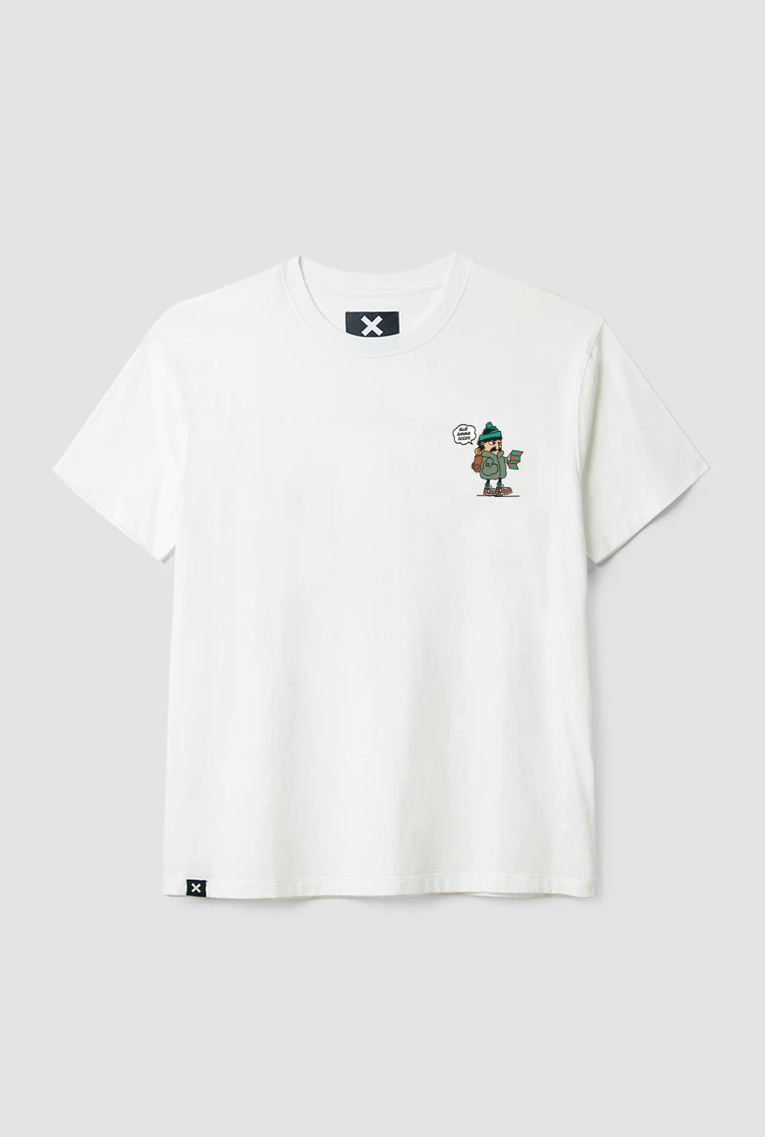 WHITE CHASE TEE