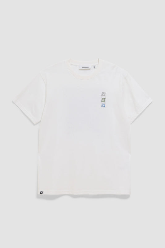 WHITE MAP TEE