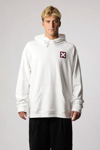 SUDADERA CON CAPUCHA NATURE BLANCA
