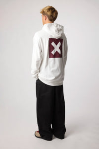 SUDADERA CON CAPUCHA NATURE BLANCA