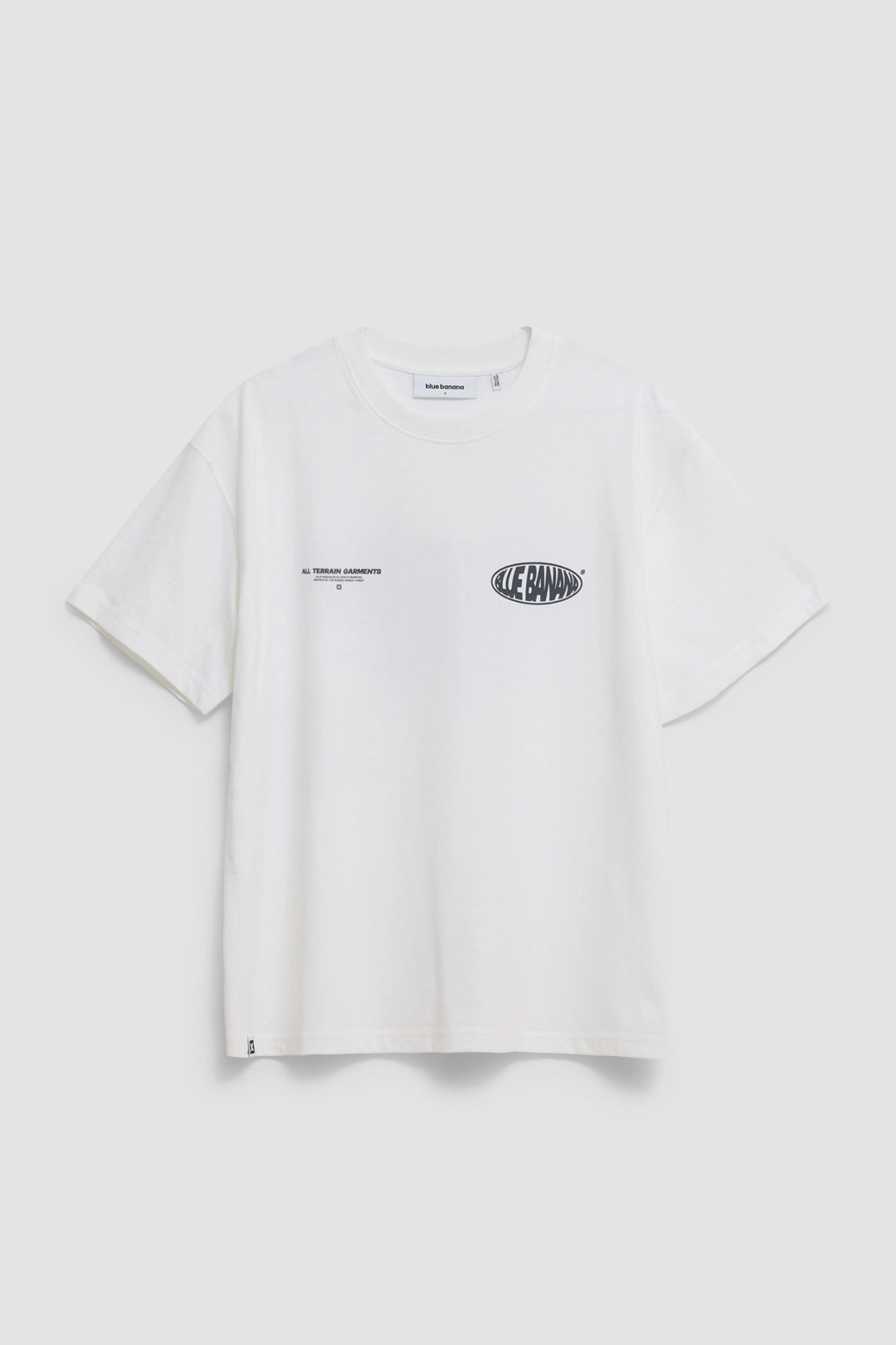 WHITE OVAL TEE