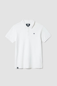 WHITE PATCH POLO