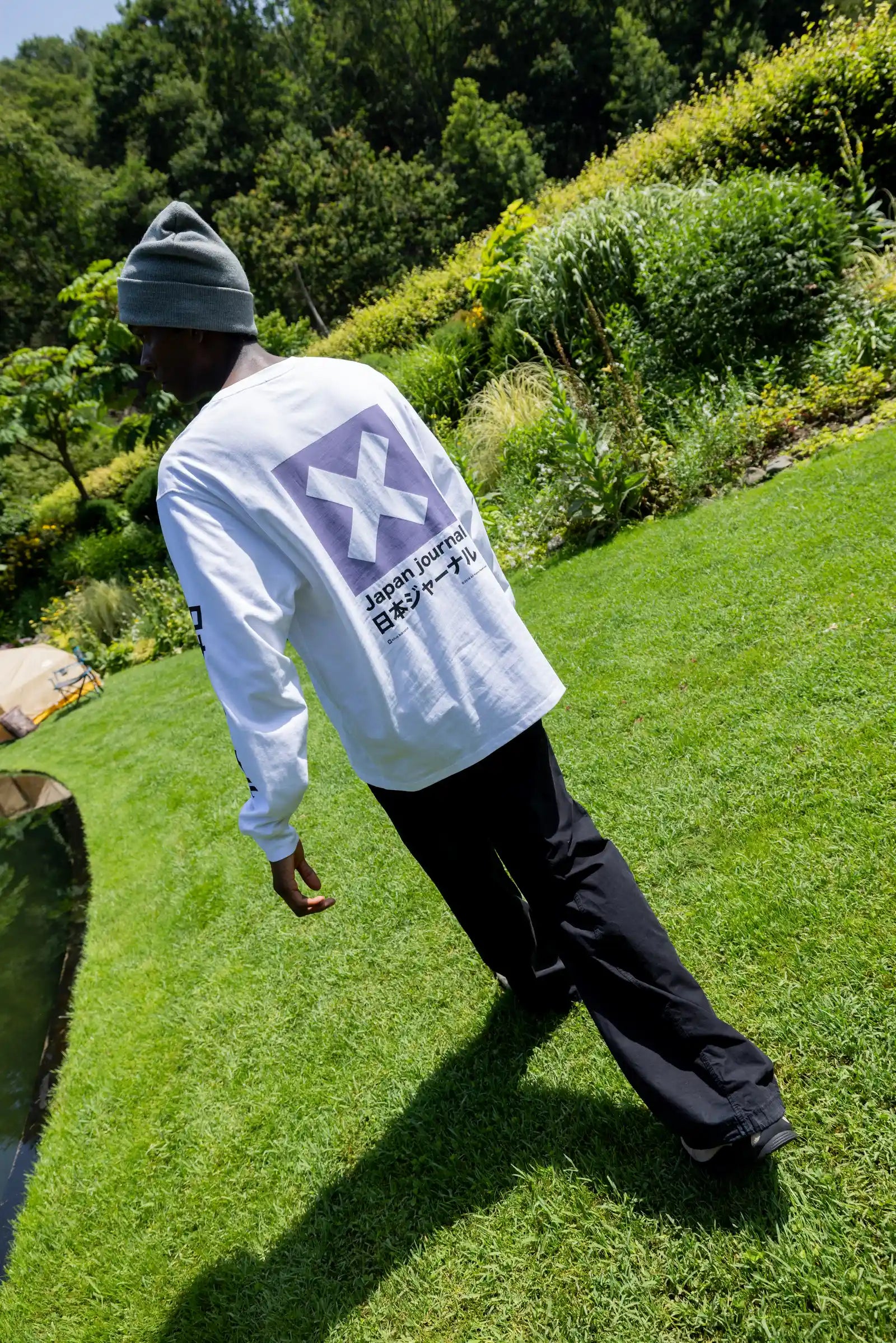 WHITE JOURNAL LS TEE