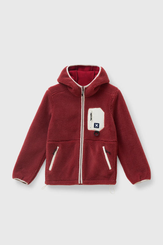 WINE BARRY KIDS POLAR HOODIE