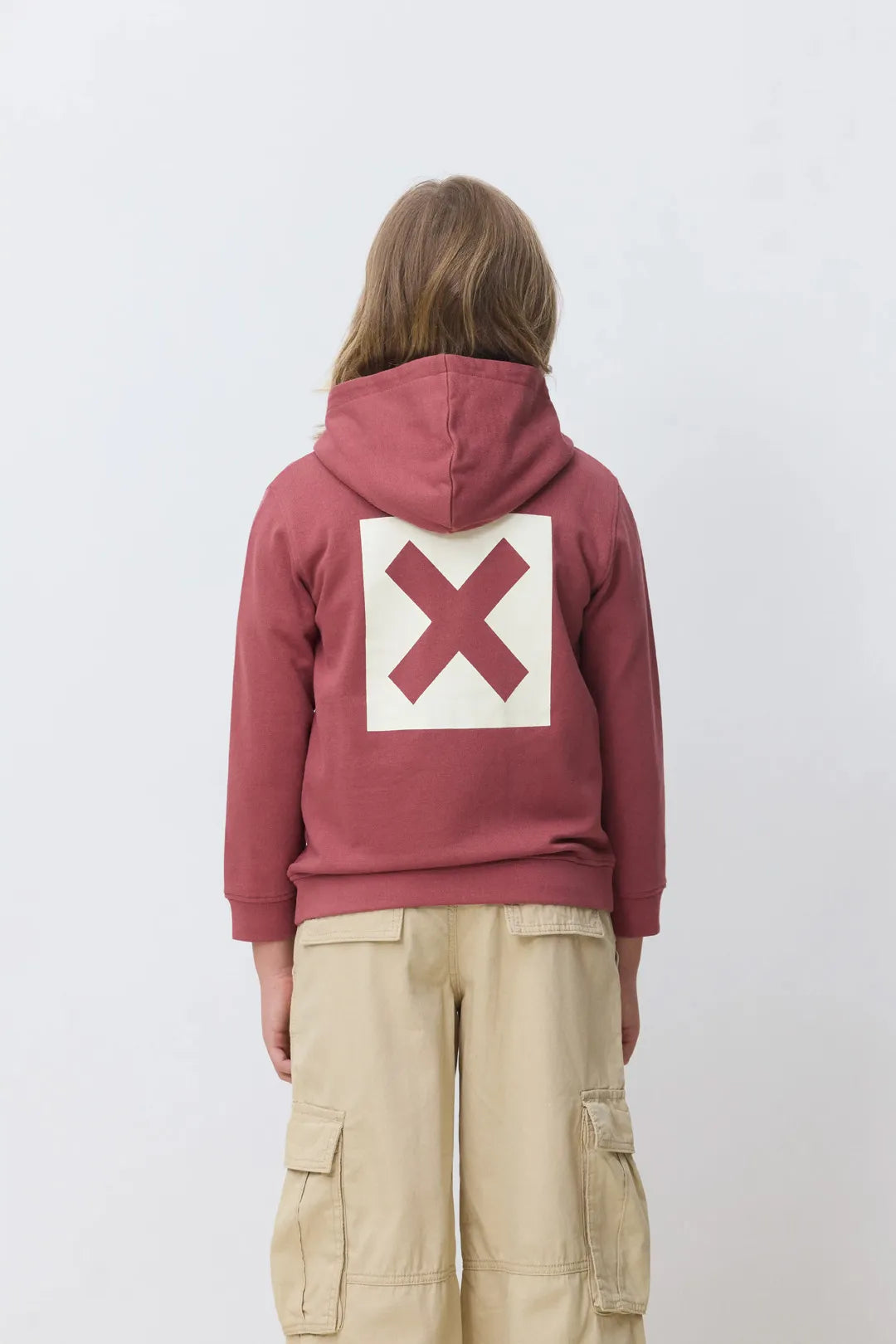 WINE NATURE KIDS FULL ZIP HOODIE