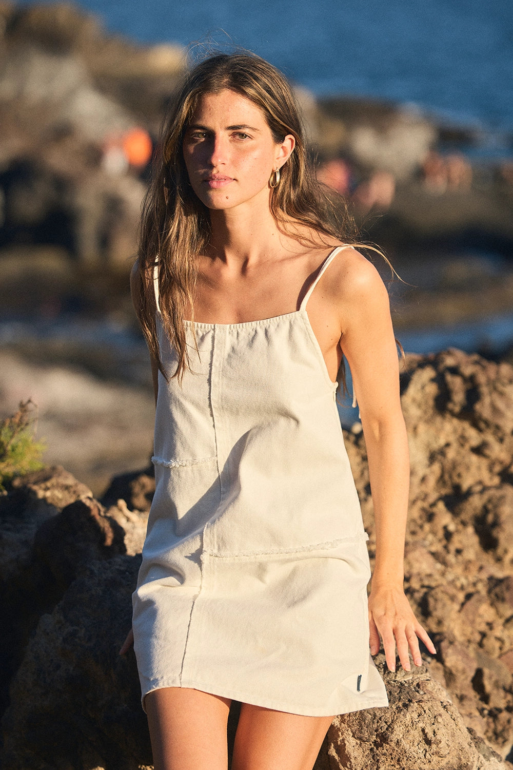 OFF-WHITE TEAR WOMAN SHORT DRESS