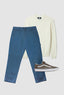 PACK JERSEY DE PUNTO JOYCE BEIGE + PANTALÓN STRAIGHT BARYS PETROL + Old Skool CTHR MBRWN